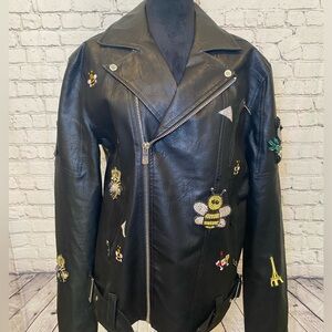 Cote de nuits leather jacket size large